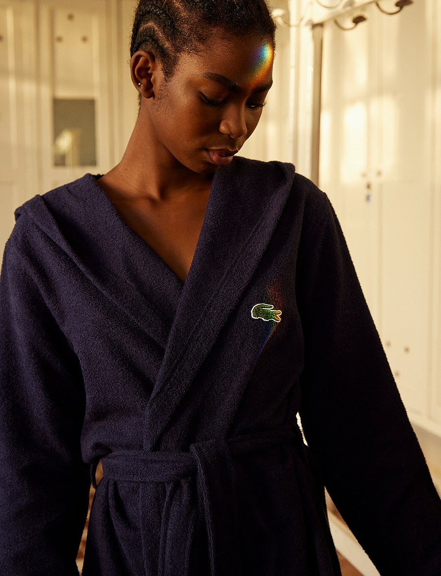 Lacoste Home - LCONFORT Bath robe - alltags-style - marine - 4