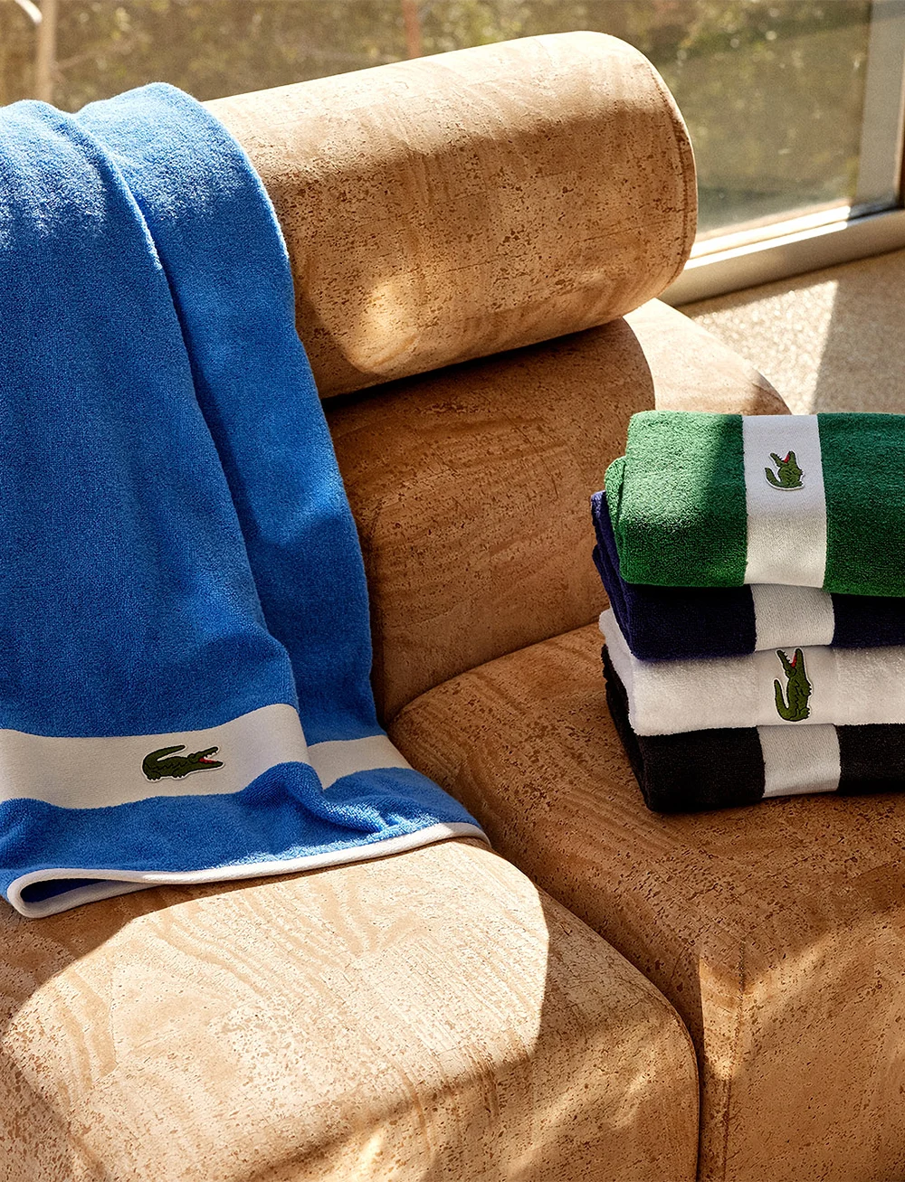 Lacoste towels on sale sale