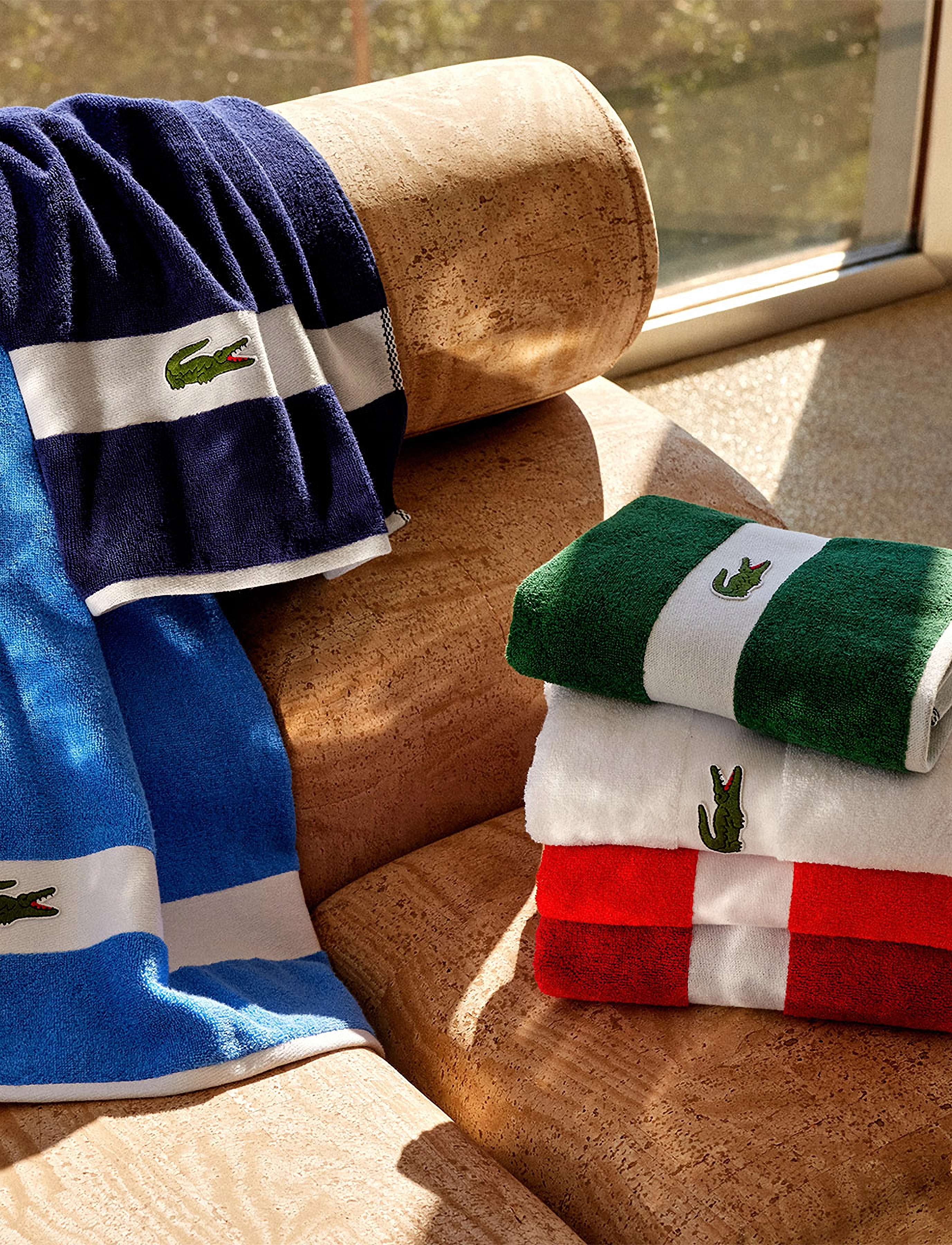Lacoste Home - LCASUAL Handtowel - saunalinad - aerien - 3