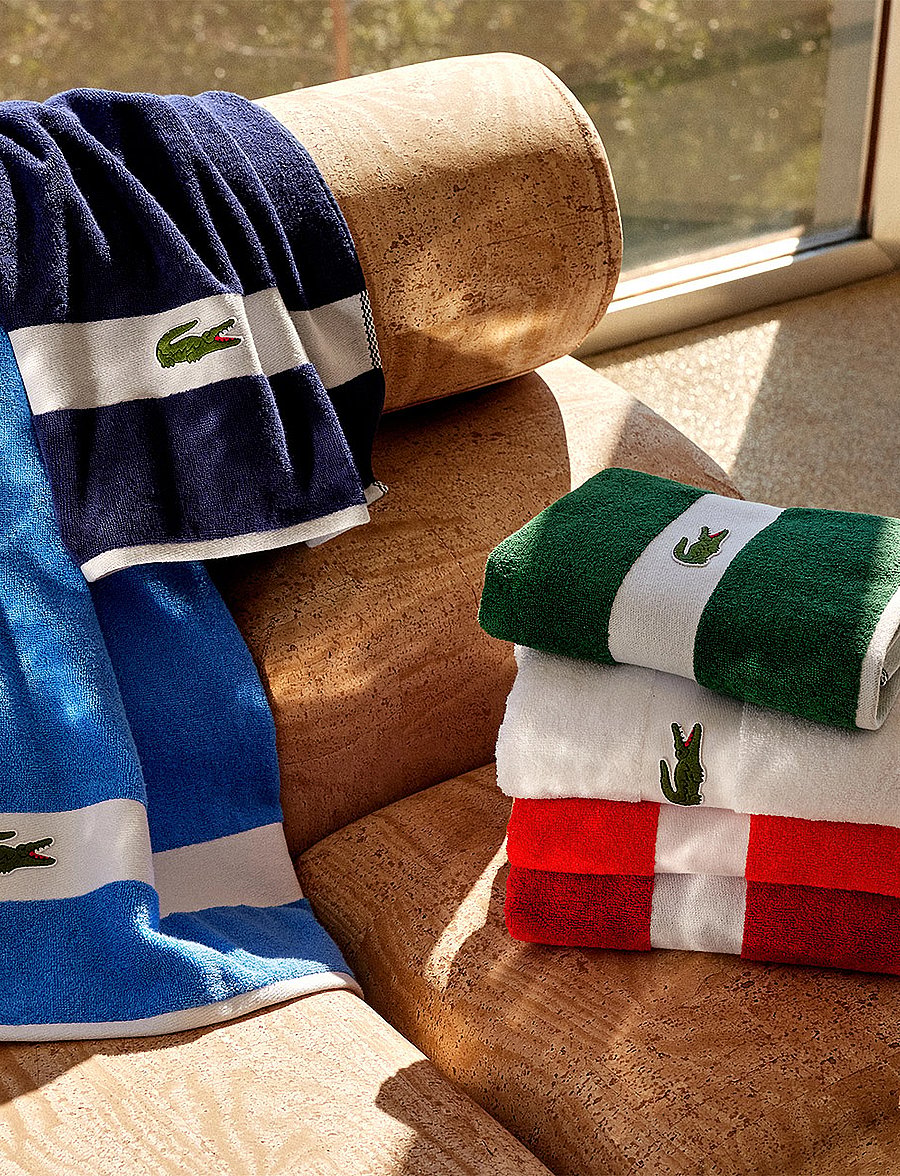 Lacoste Home - LCASUAL Handtowel - saunalinad - aerien - 3
