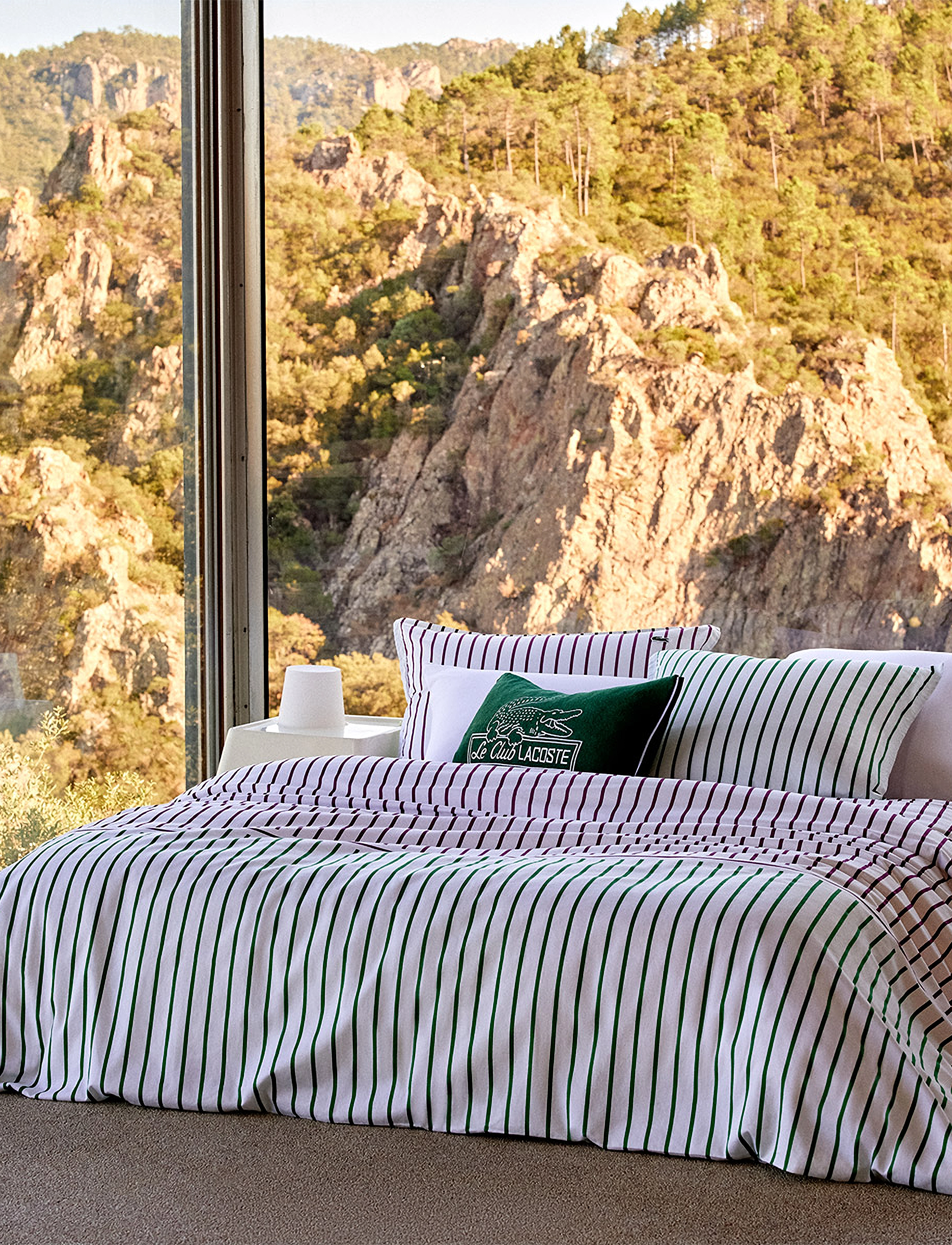 Lacoste Home Lstripe Duvet Cover, 200X200 cm, Bedtextiles, Mehrfarbig/gemustert - Covers, Homeware