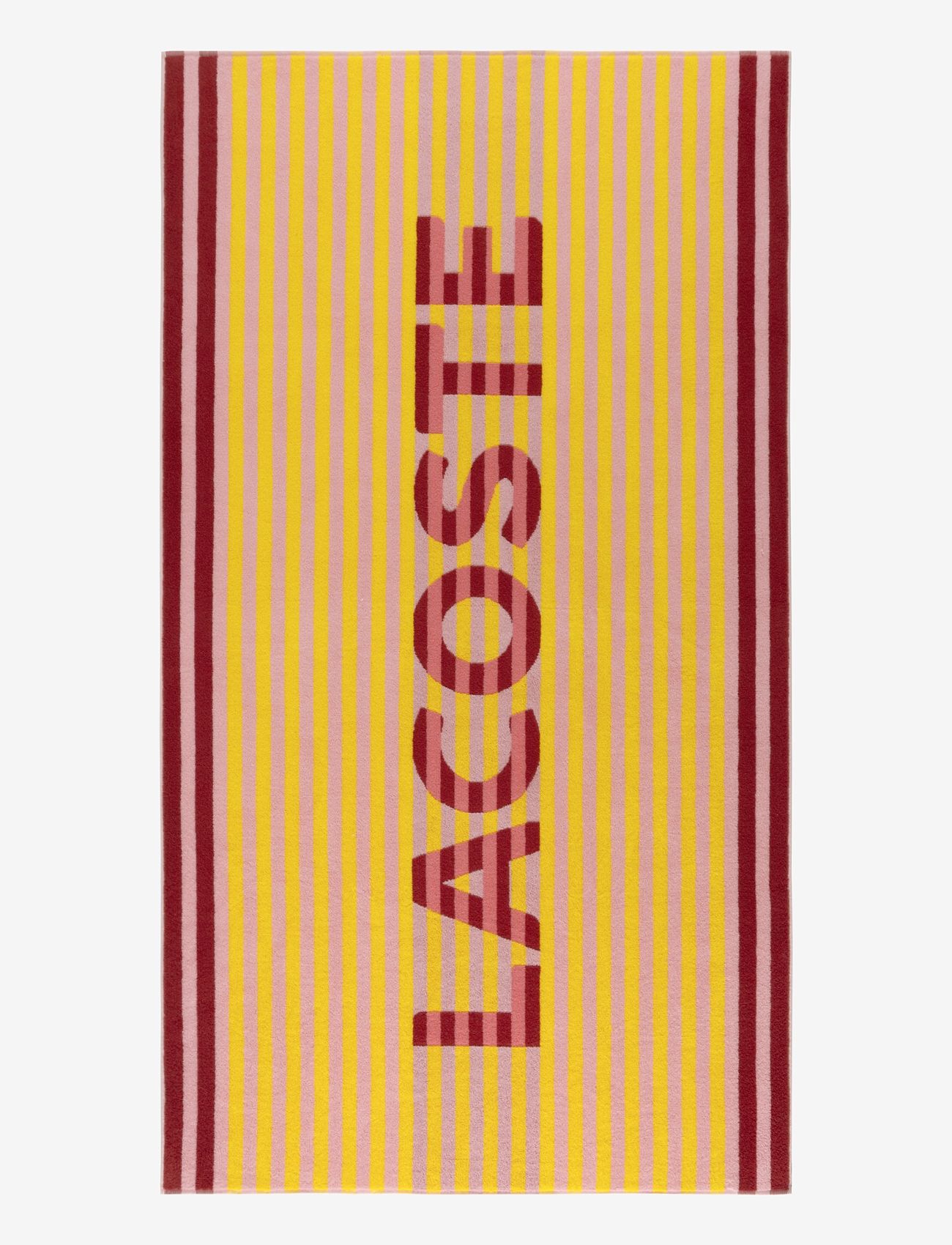 Lacoste Home - LMASTER Beach towel - baðhandklæði - citron - 0