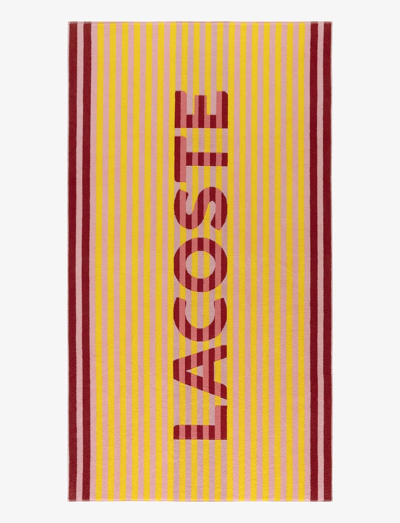 Lacoste Home - LMASTER Beach towel - baðhandklæði - citron - 0