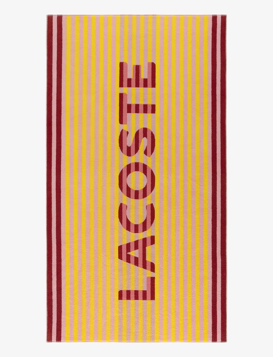 Lacoste Home - LMASTER Beach towel - badetücher - citron - 0
