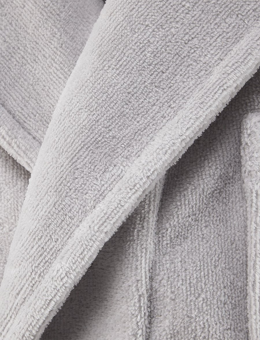 Lacoste Home - LRENE Bath robe - alltags-style - gris - 5
