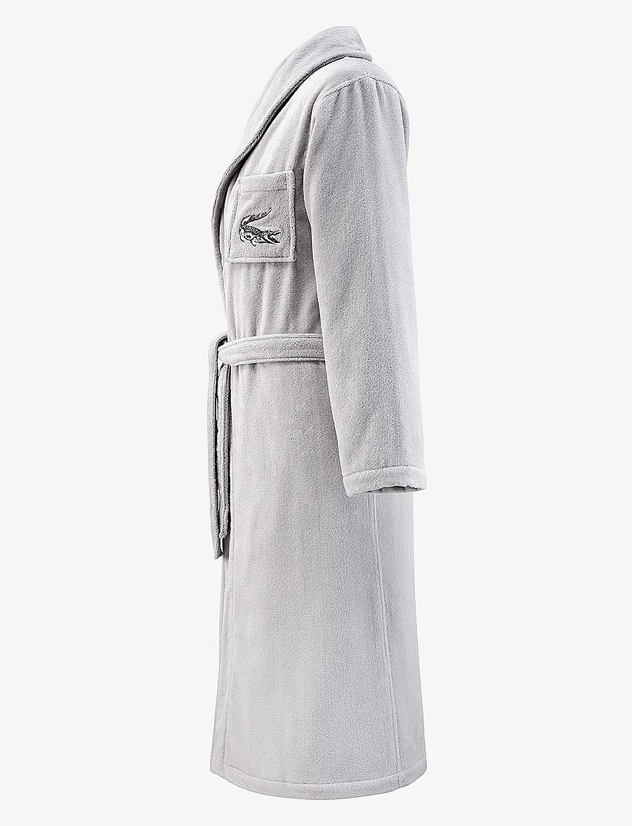 Lacoste Home - LRENE Bath robe - alltags-style - gris - 3