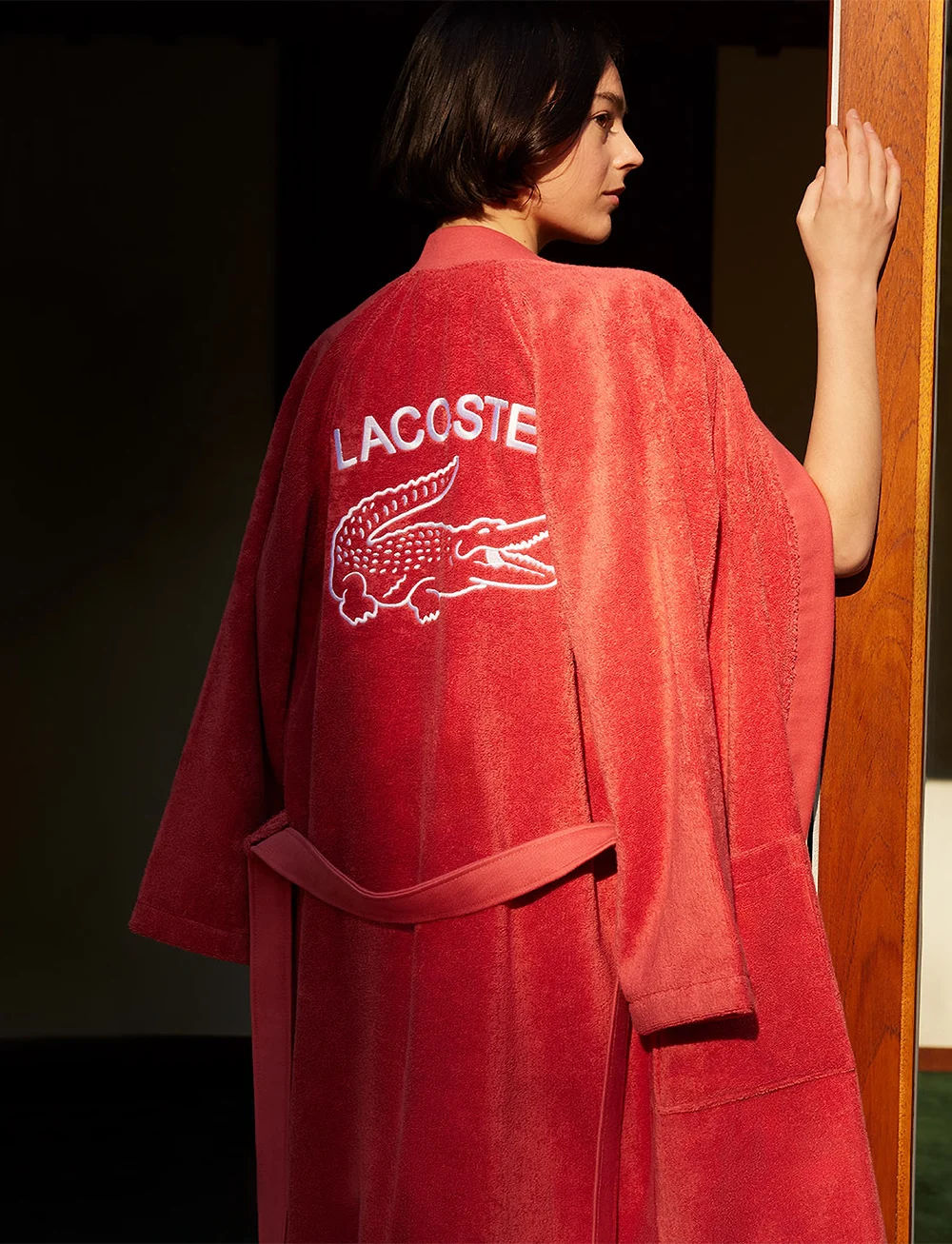 Lacoste Home - LDEFILE2 Bath robe - køb efter pris - sierra - 3