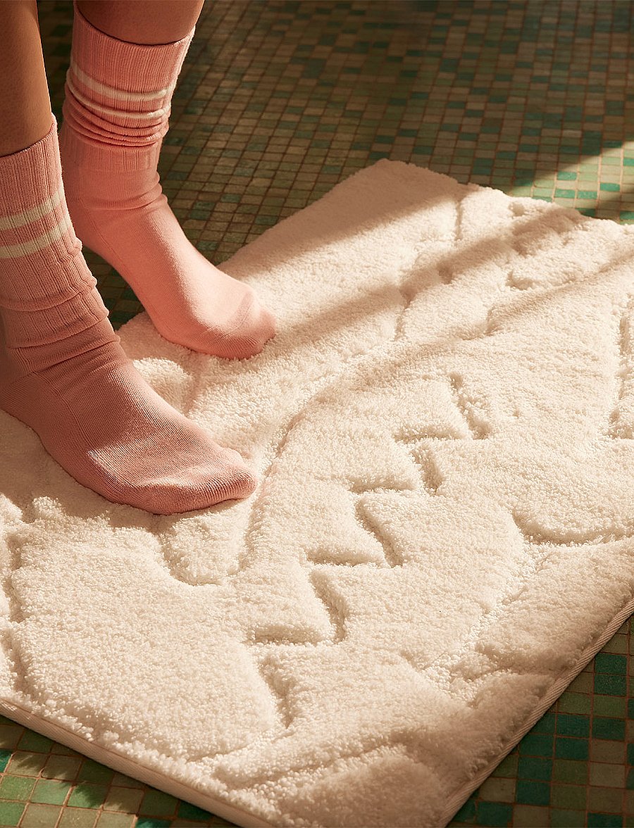 Lacoste Home - LHERITAG Bath mat - white - 0