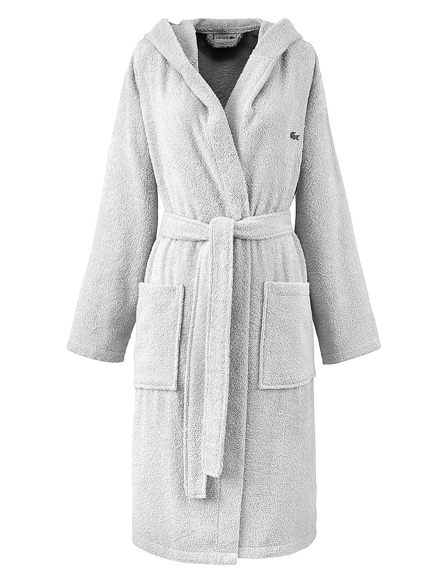 Lacoste Home - LOPEN Bath robe - alltags-style - argent - 1