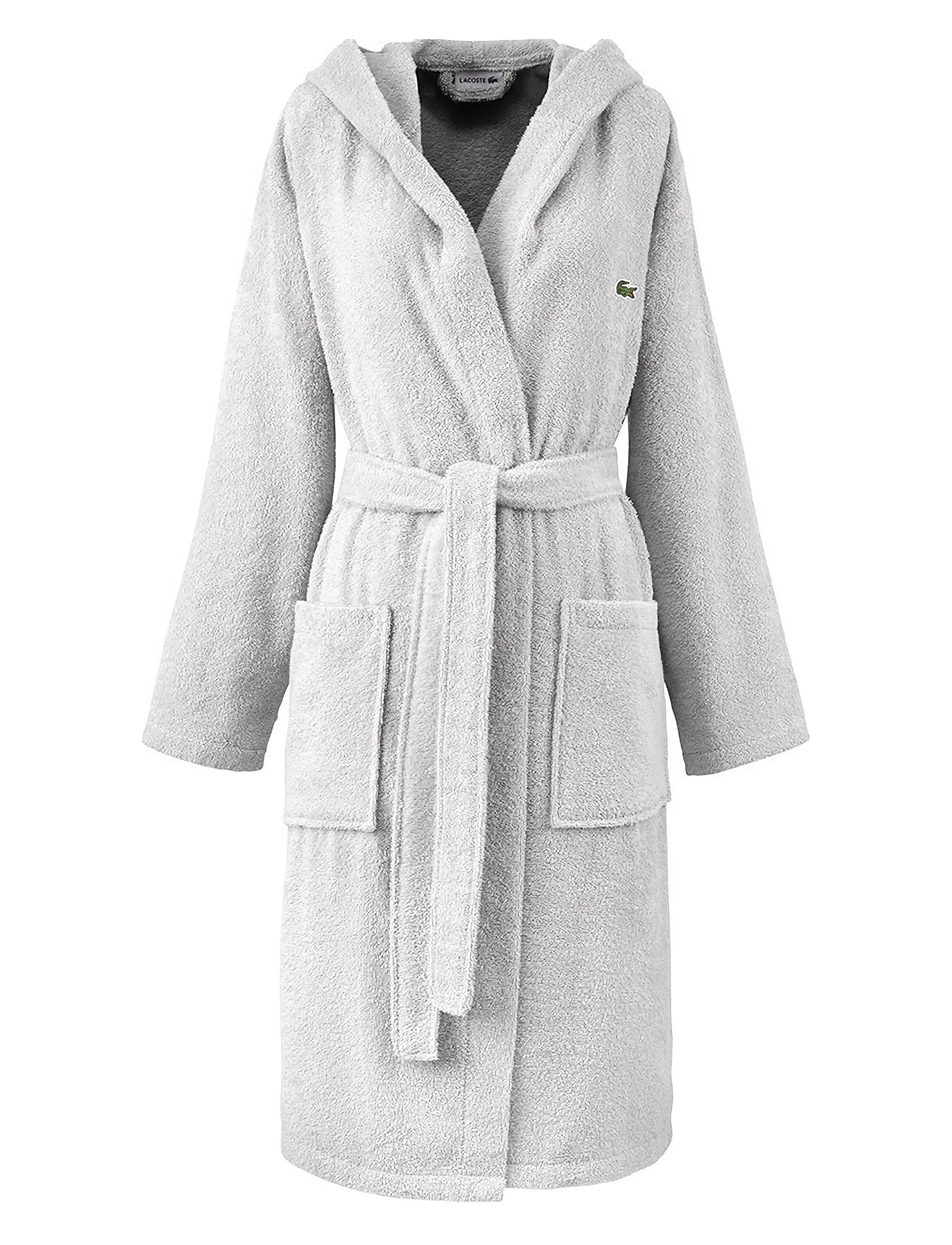 Lacoste Home LOPEN Bath robe - Bademäntel - ARGENT / grey