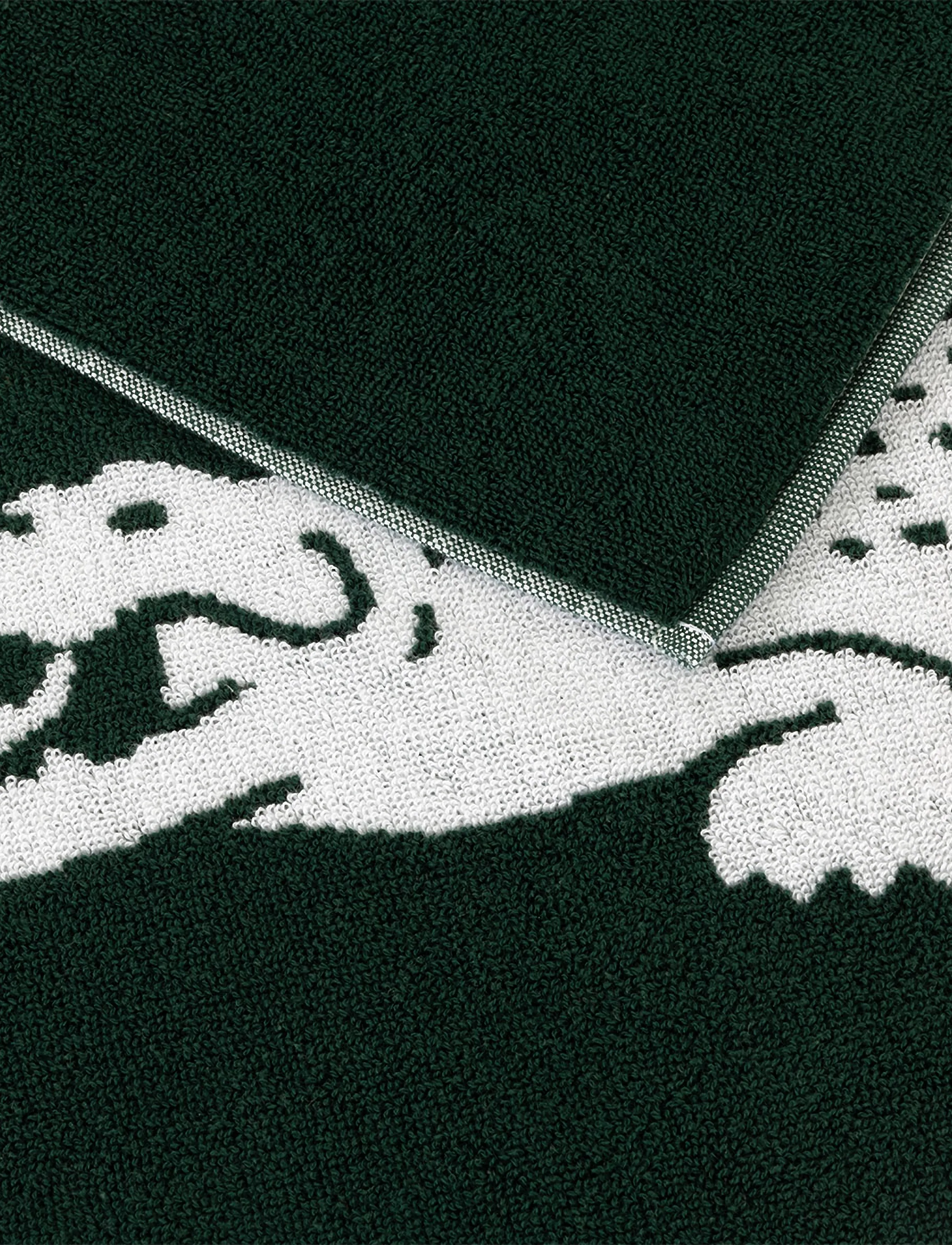 Lacoste Home - LRETRO Beach towel - badetücher - vert - 3