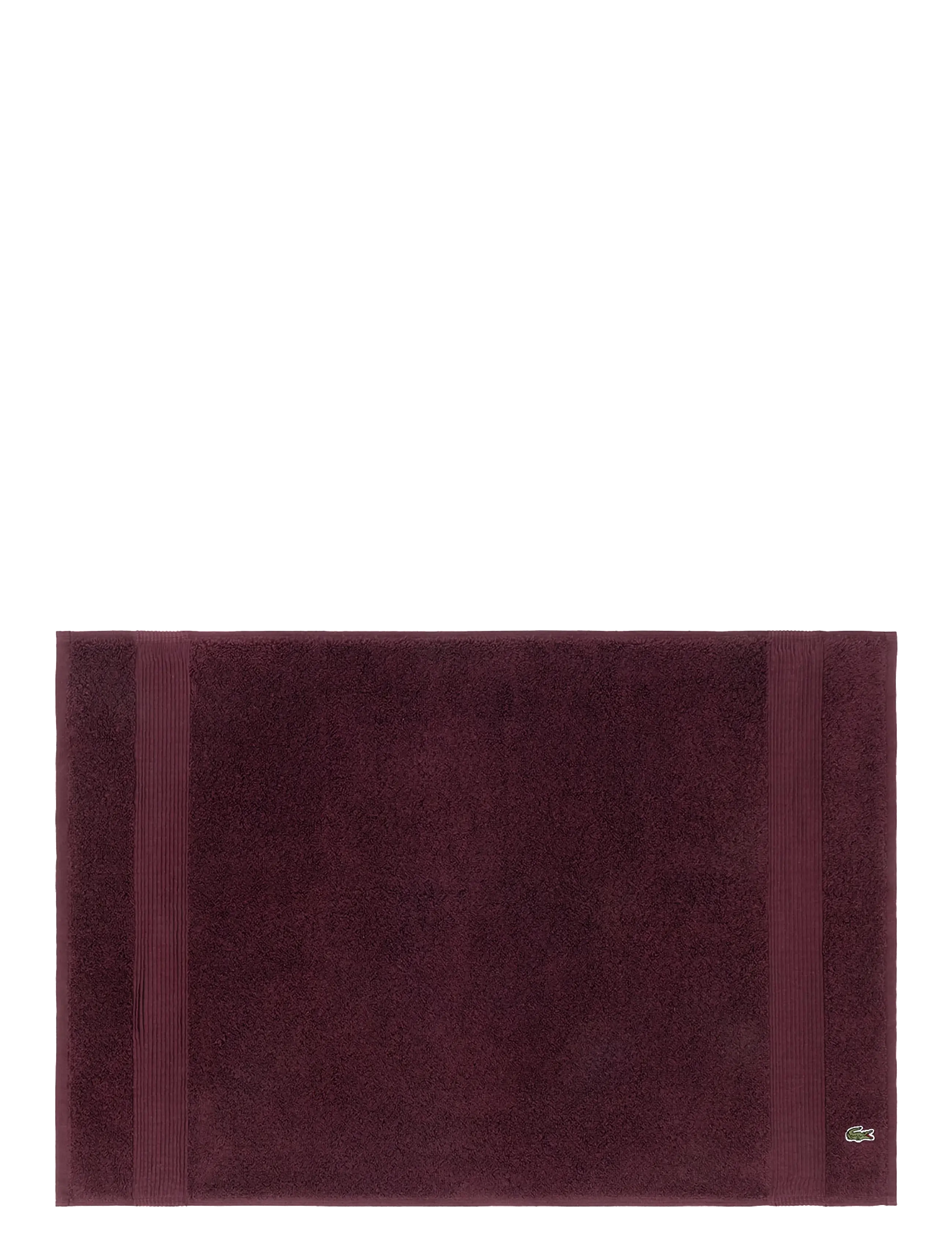 Lacoste Home LLECROCO Bath mat - Badematten - BORDEAU / burgundy