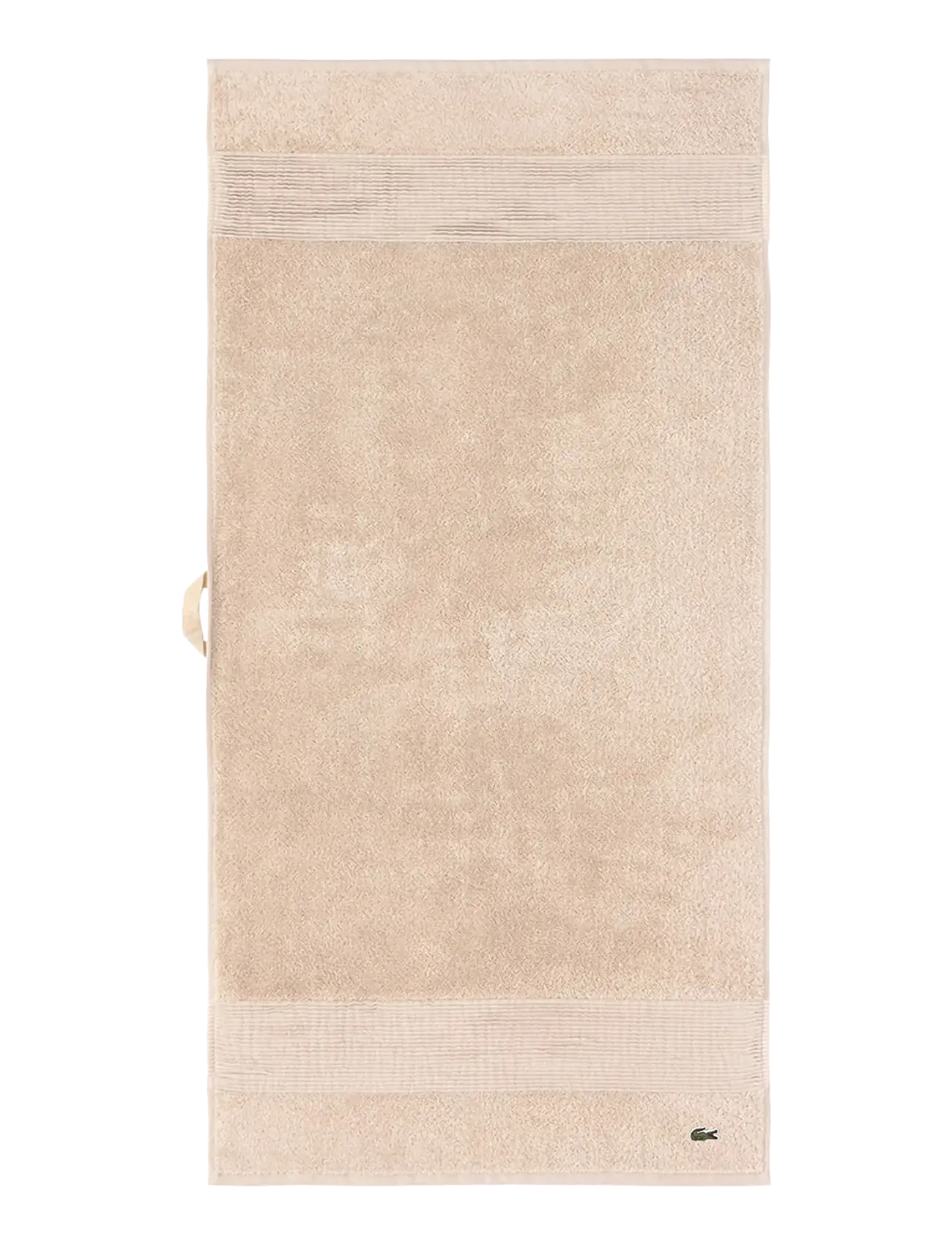 Lacoste Home LLECROCO Handtowel - Hand towels - CAPPUCC / beige