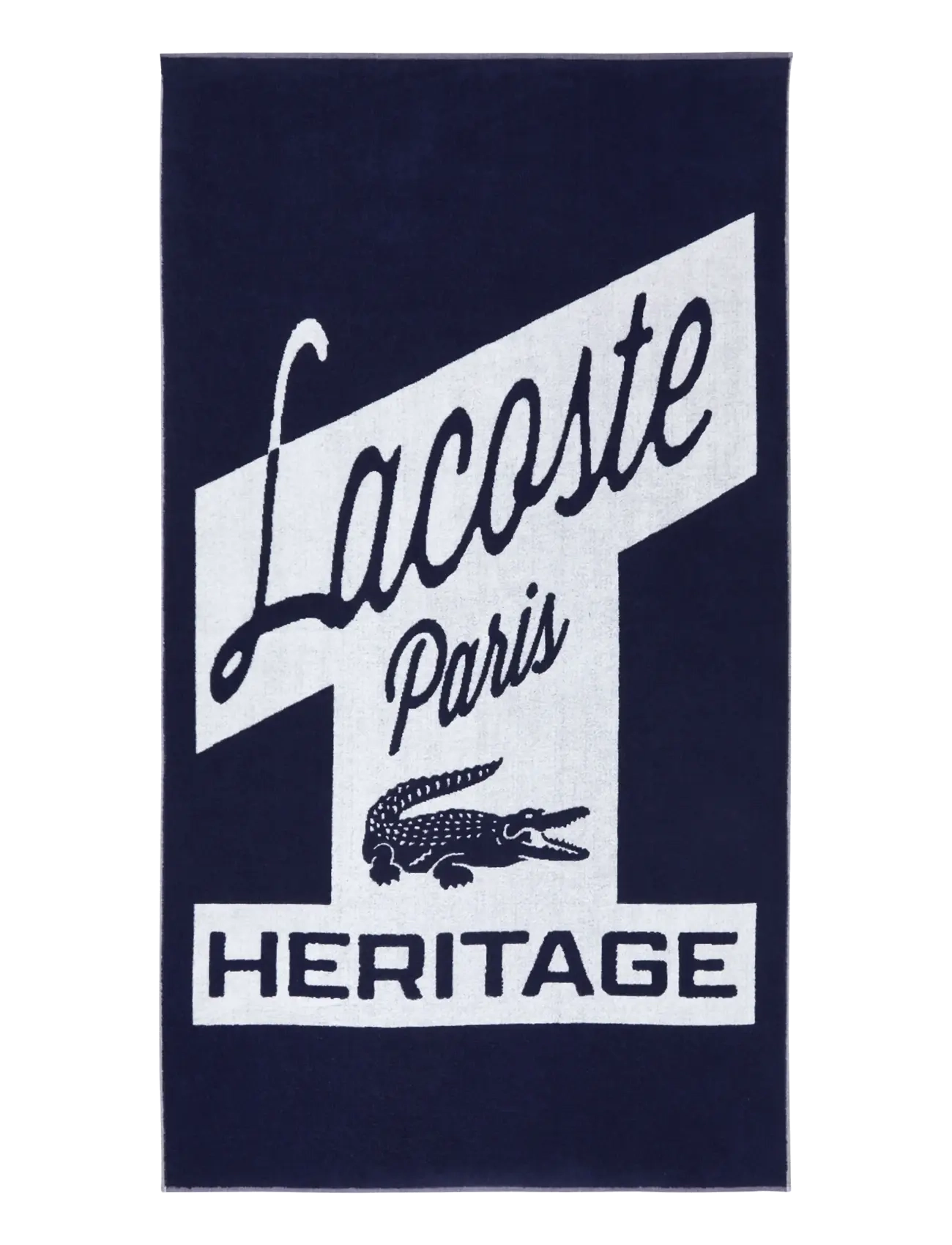 Lacoste Home LRETRO Beach towel - Vaata kõiki - MARINE / navy