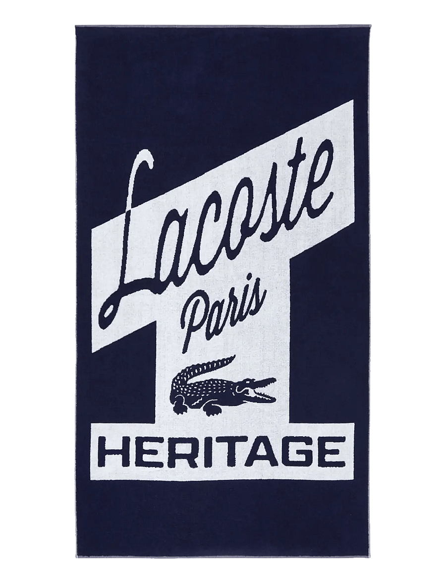 Lacoste Home - LRETRO Beach towel - saunalinad - marine - 1