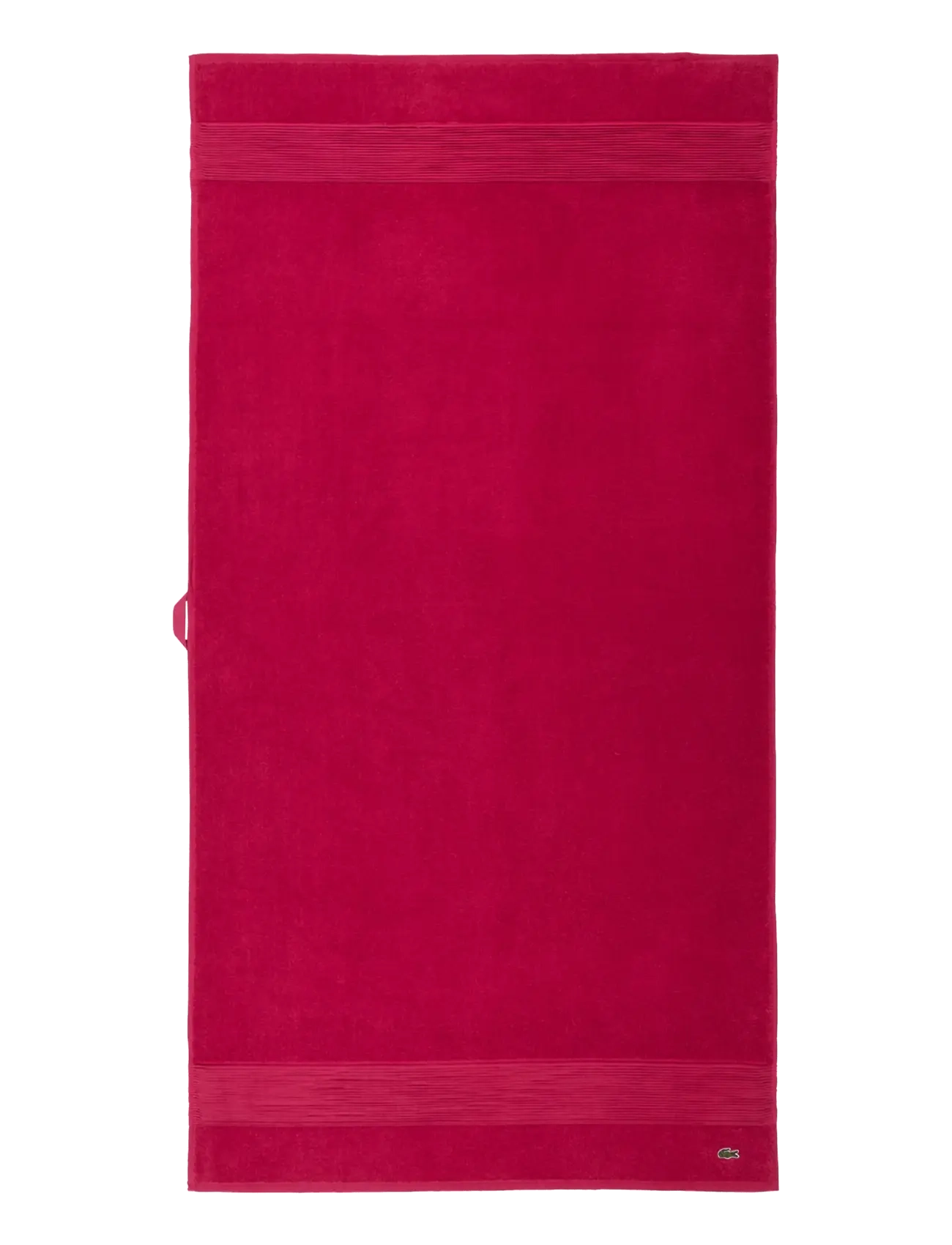 Lacoste Home LLECROCO Bath towel - Vannituba - BIGARRE / red
