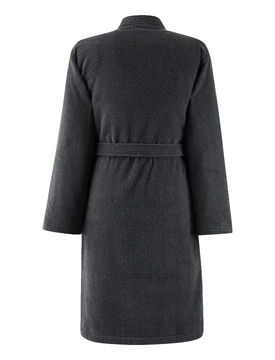 Lacoste Home - LLECROCO Bath robe - alltags-style - bitume - 2