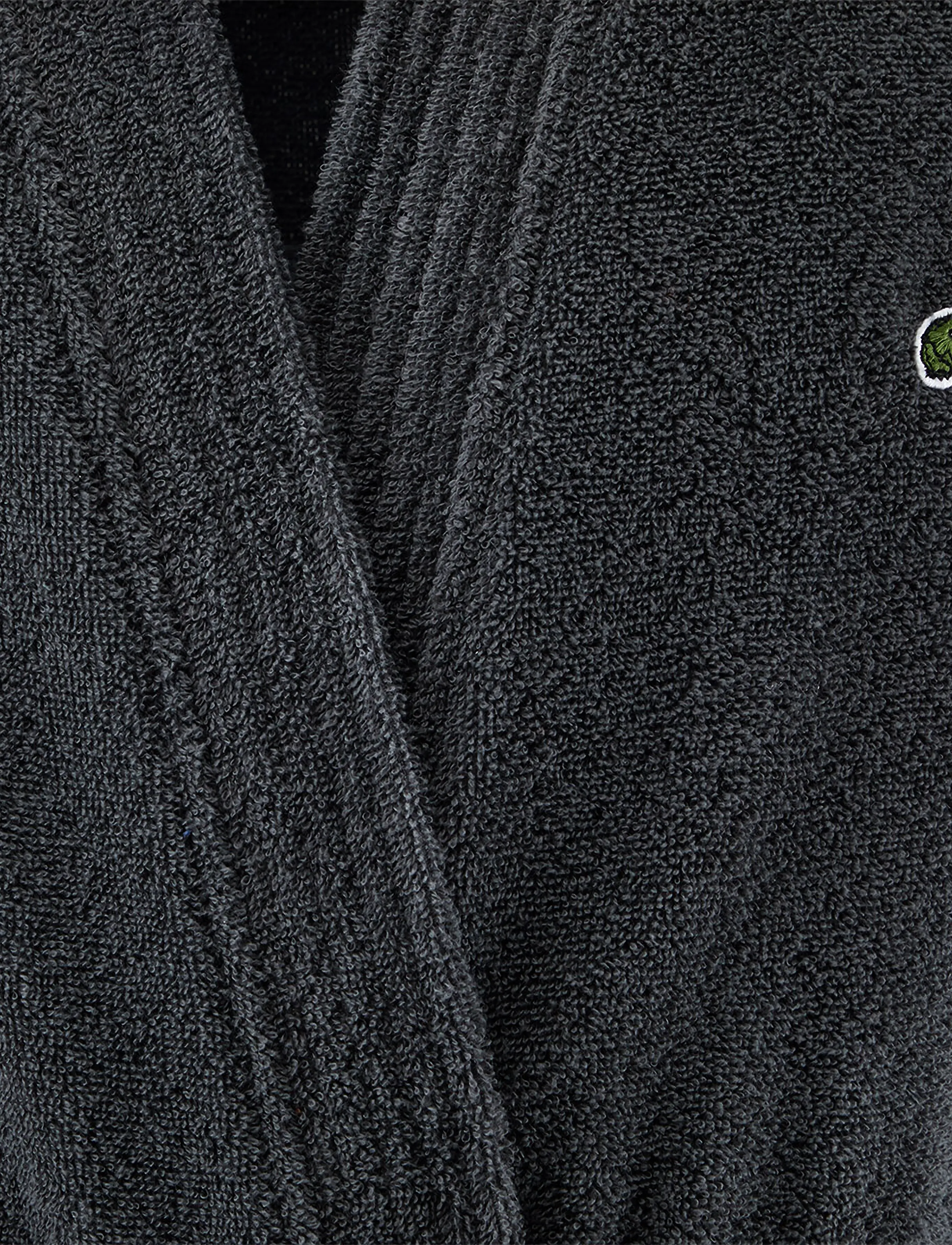 Lacoste Home - LLECROCO Bath robe - bitume - 3