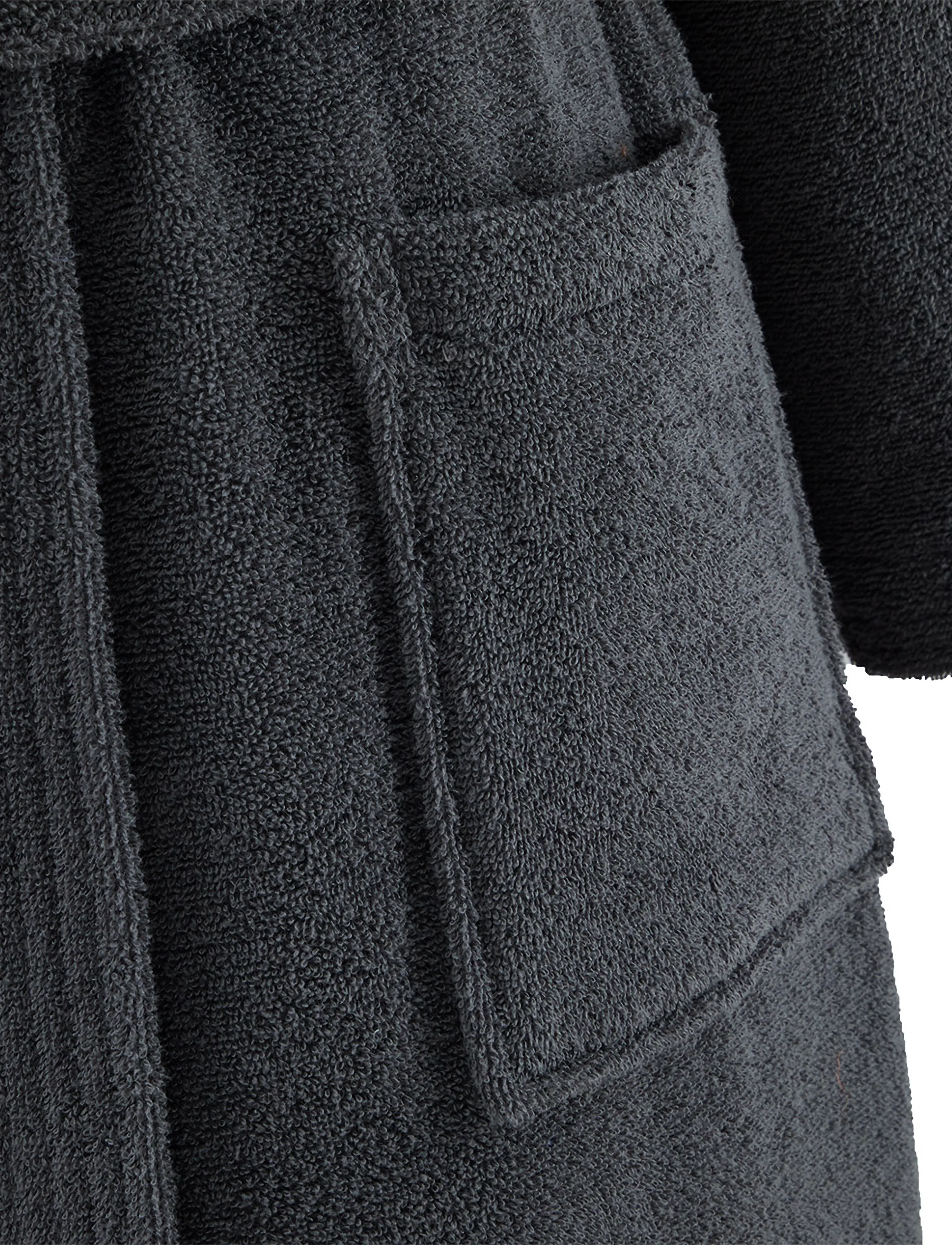 Lacoste Home - LLECROCO Bath robe - bitume - 4