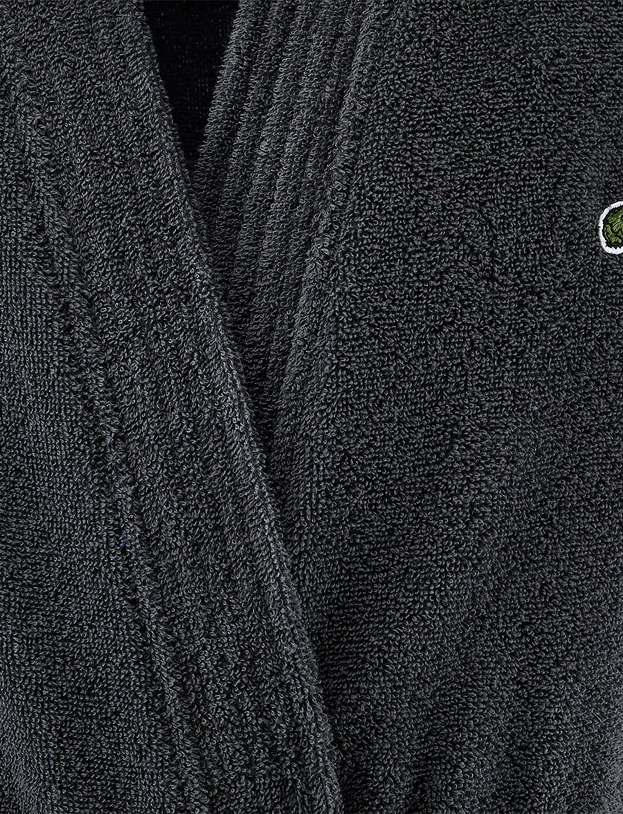 Lacoste Home - LLECROCO Bath robe - hverdags stil - bitume - 3