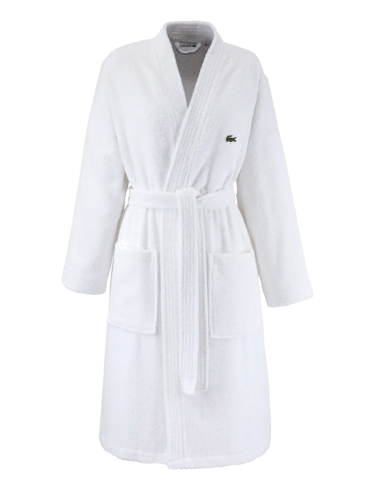 Lacoste Home LLECROCO Bath robe - Ikdienas stils - BLANC / white