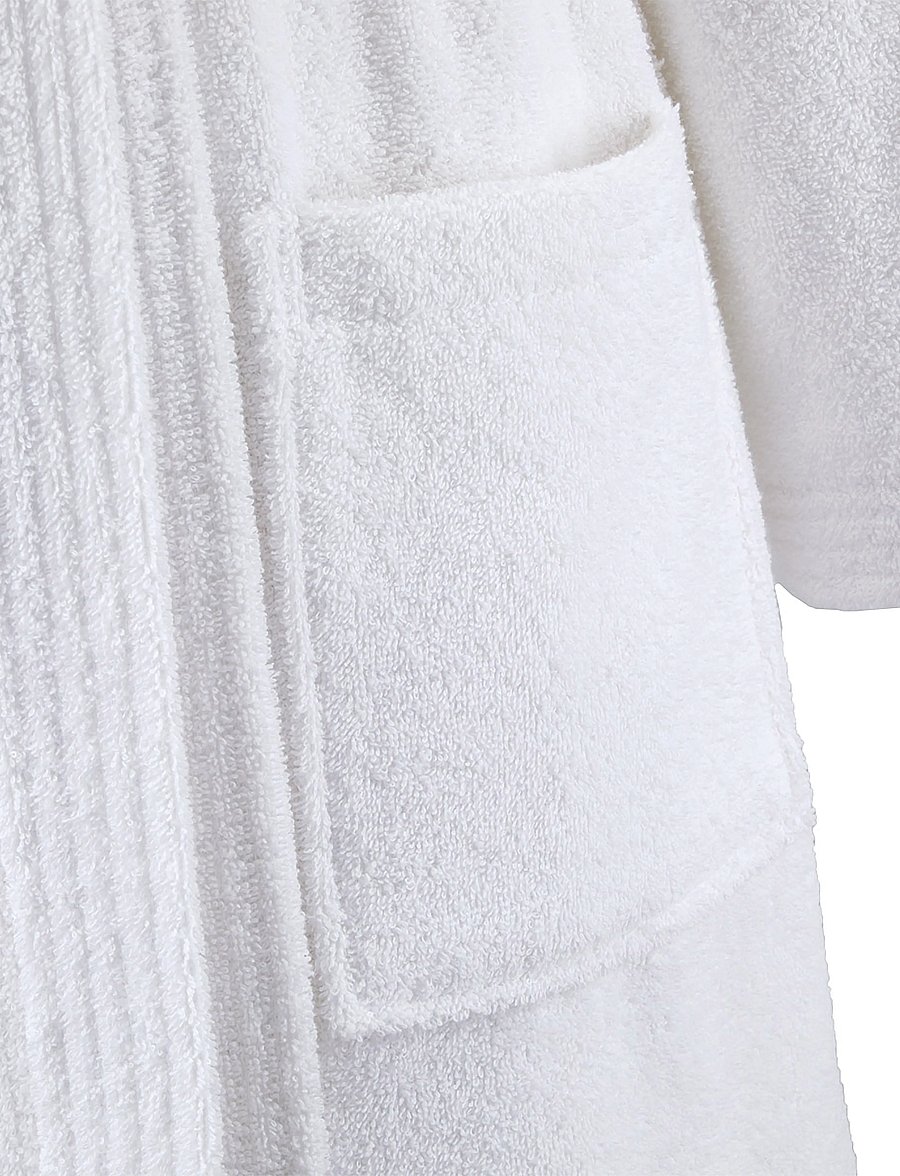 Lacoste Home - LLECROCO Bath robe - hverdags stil - blanc - 3