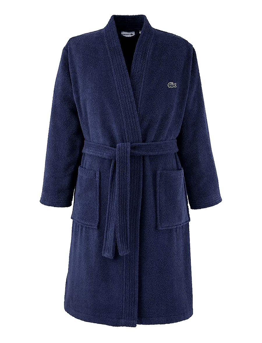 Lacoste Home - LLECROCO Bath robe - hverdags stil - marine - 0