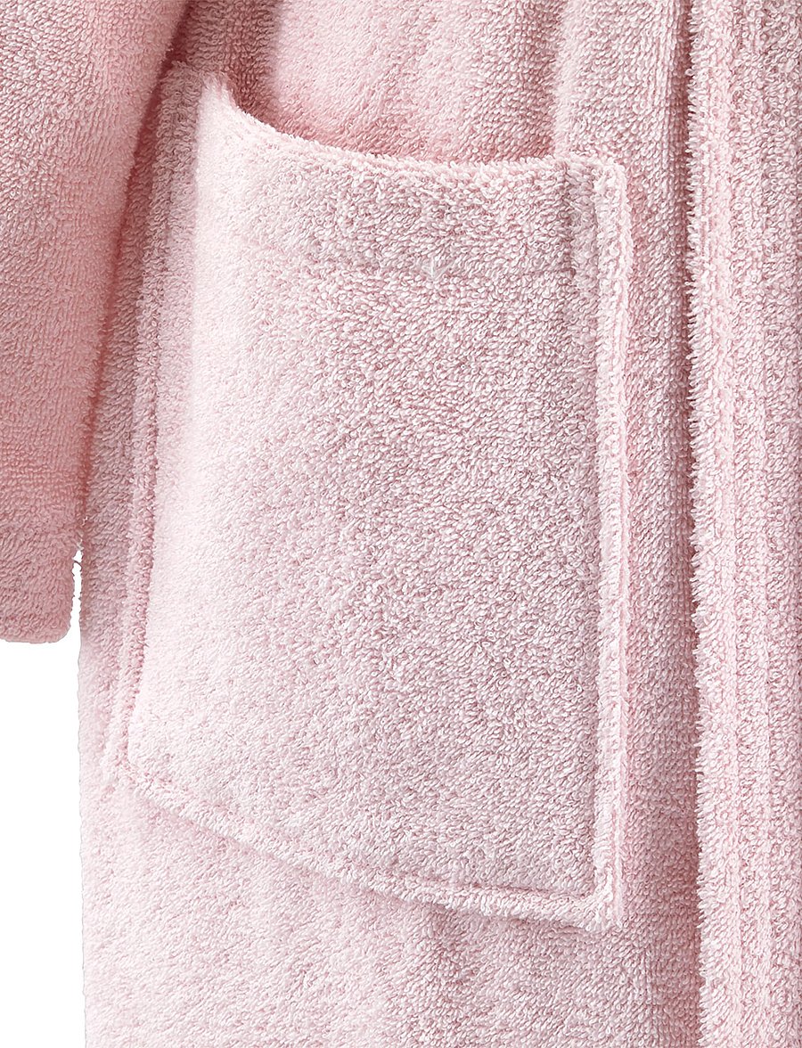 Lacoste Home - LLECROCO Bath robe - hverdags stil - rosepal - 4