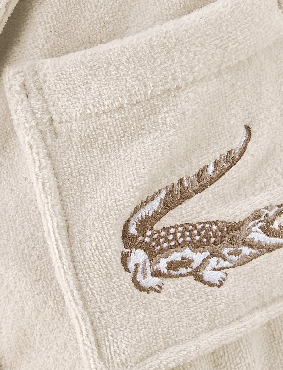 Lacoste Home - LRENE Bath robe - alltags-style - farine - 4