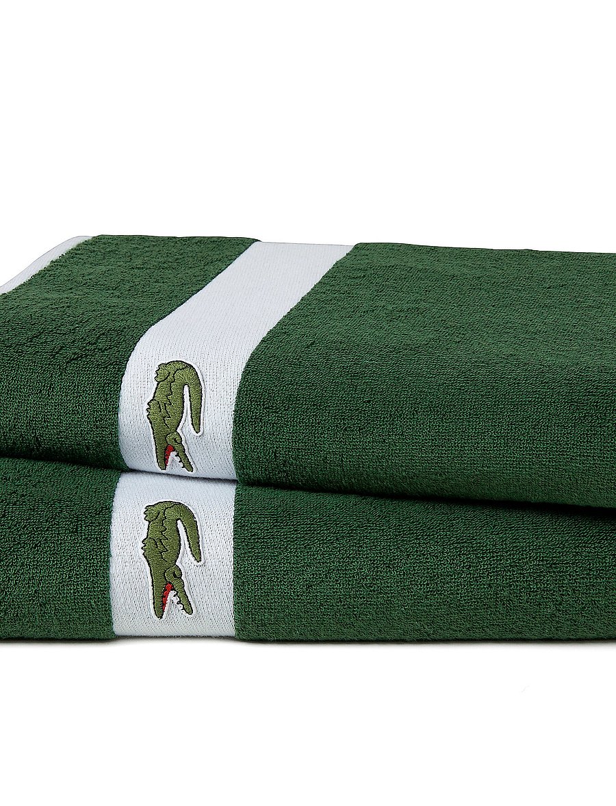Lacoste Home - LCASUAL Bath towel - saunalinad - vert - 0