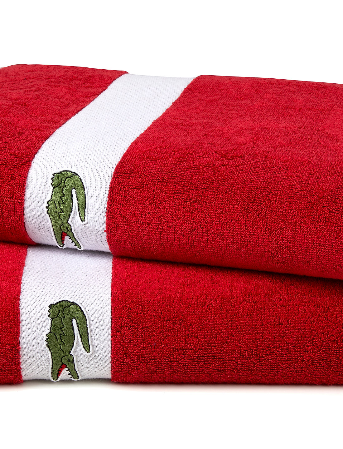Lacoste Home - LCASUAL Bath towel - bath towels - rouge - 3