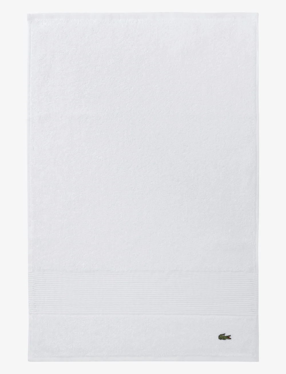 Lacoste Home - LLECROCO Guest towel - gästhanddukar - blanc - 0