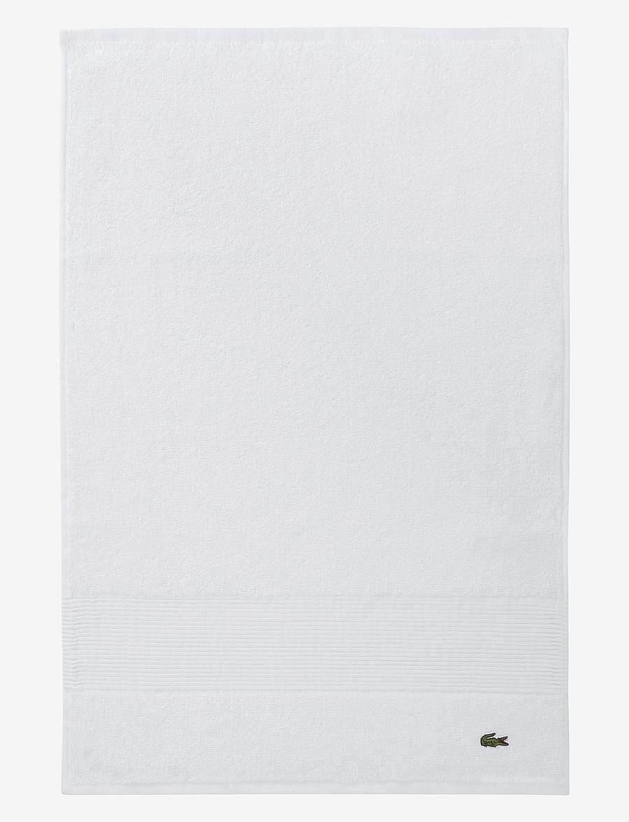 Lacoste Home - LLECROCO Guest towel - ansiktshanddukar - blanc - 1