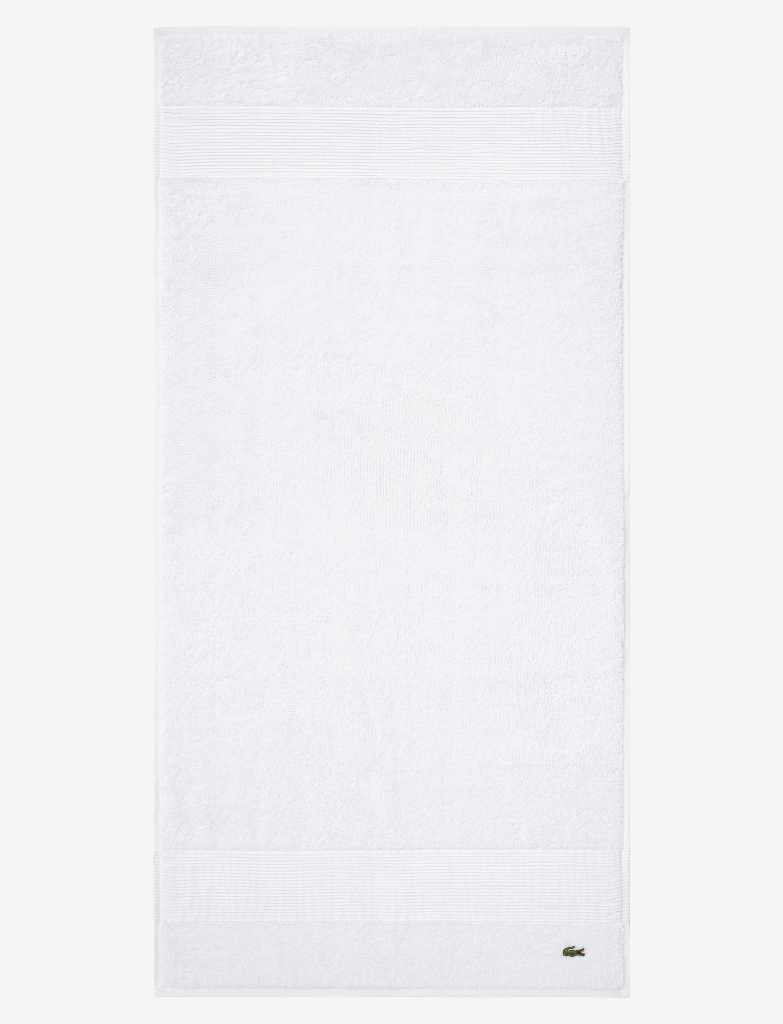Lacoste Home LLECROCO Handtowel - Hand towels - BLANC / white