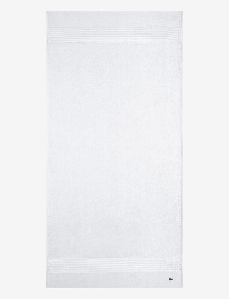 Lacoste Home - LLECROCO Bath towel - blanc - 0