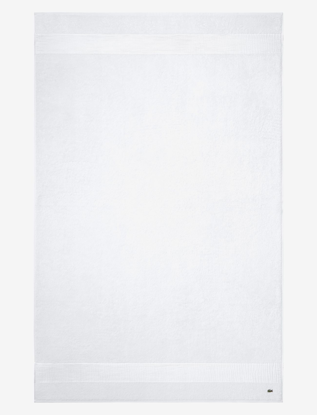 Lacoste Home - LLECROCO Bath sheet - saunalinad - blanc - 0