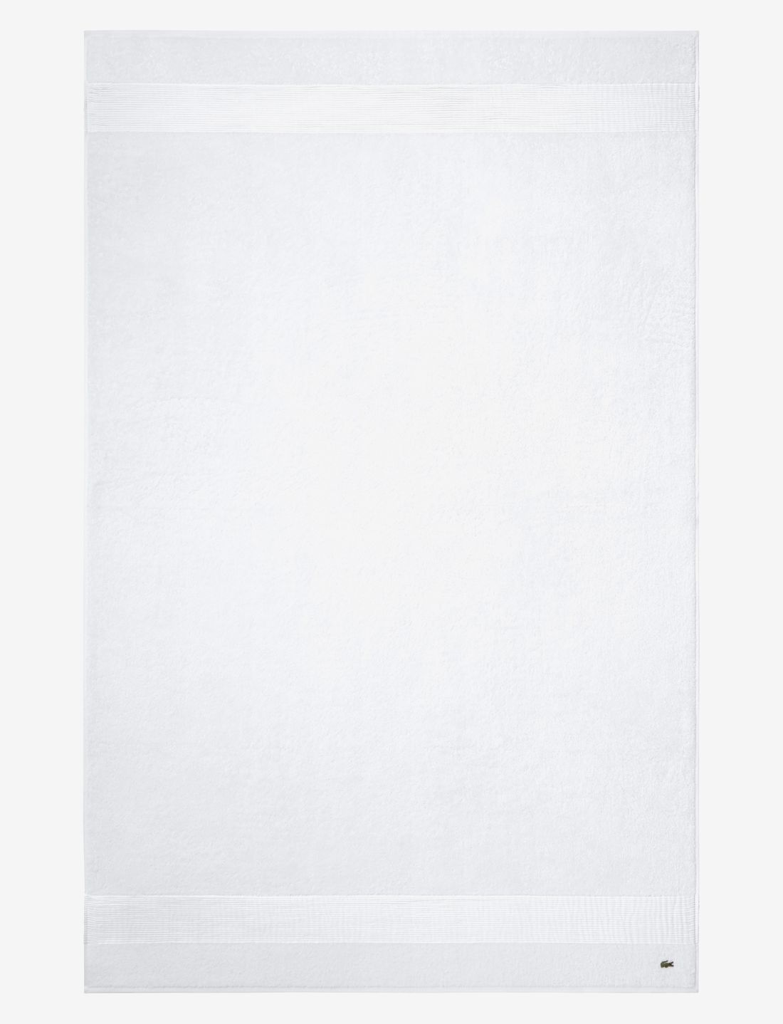 Lacoste Home - LLECROCO Bath sheet - vonios rankšluosčiai - blanc - 0