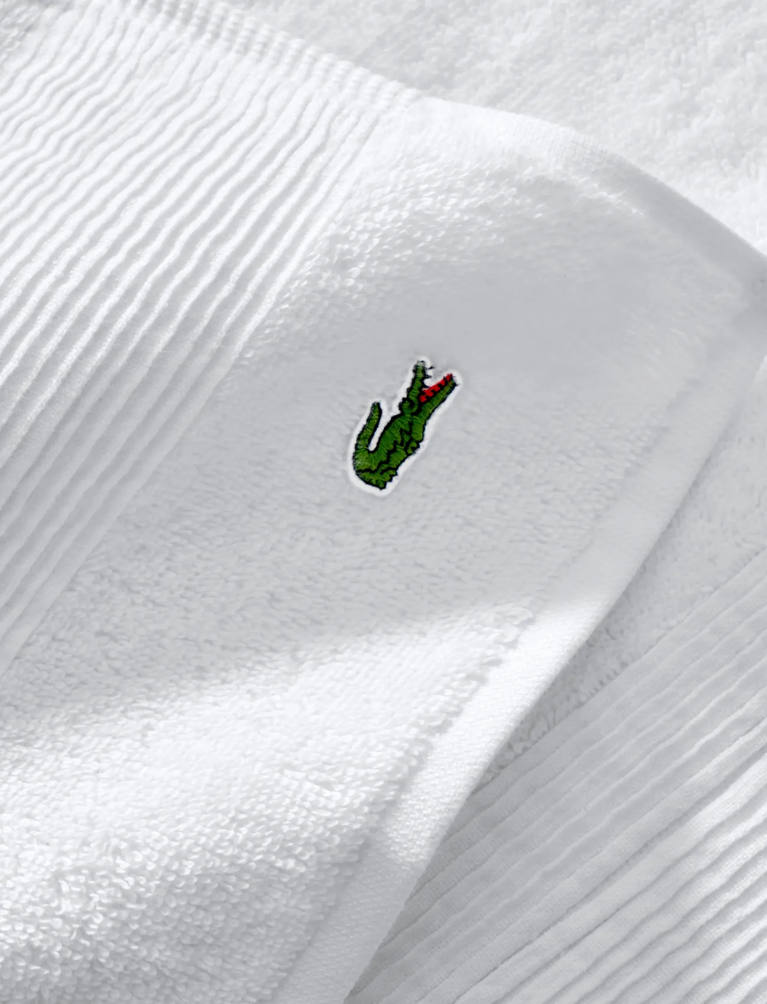 Lacoste Home - LLECROCO Bath mat - vaibad - blanc - 5