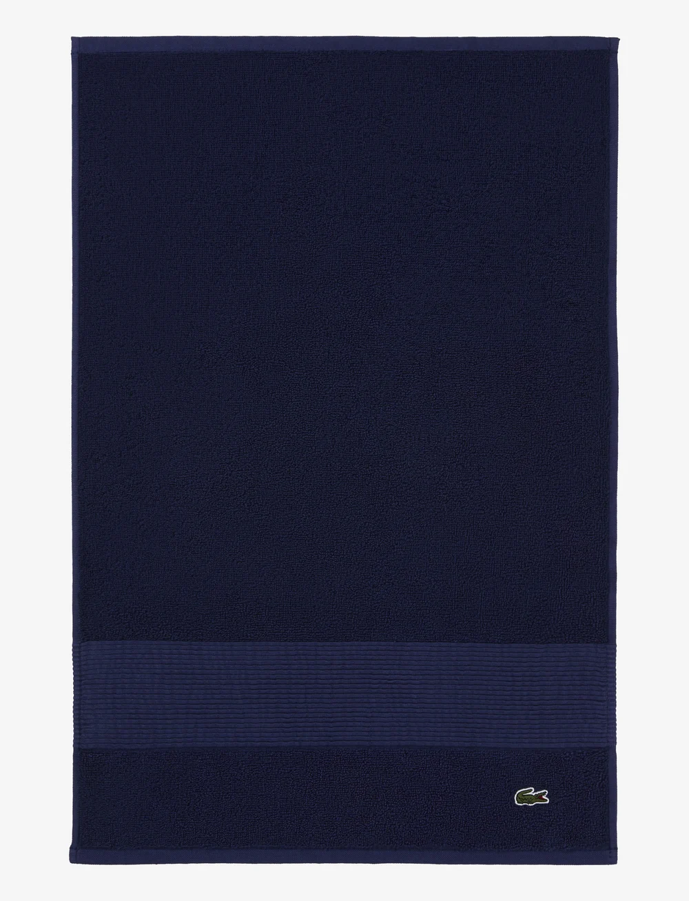 Lacoste Home - LLECROCO Guest towel - gästhanddukar - marine - 0
