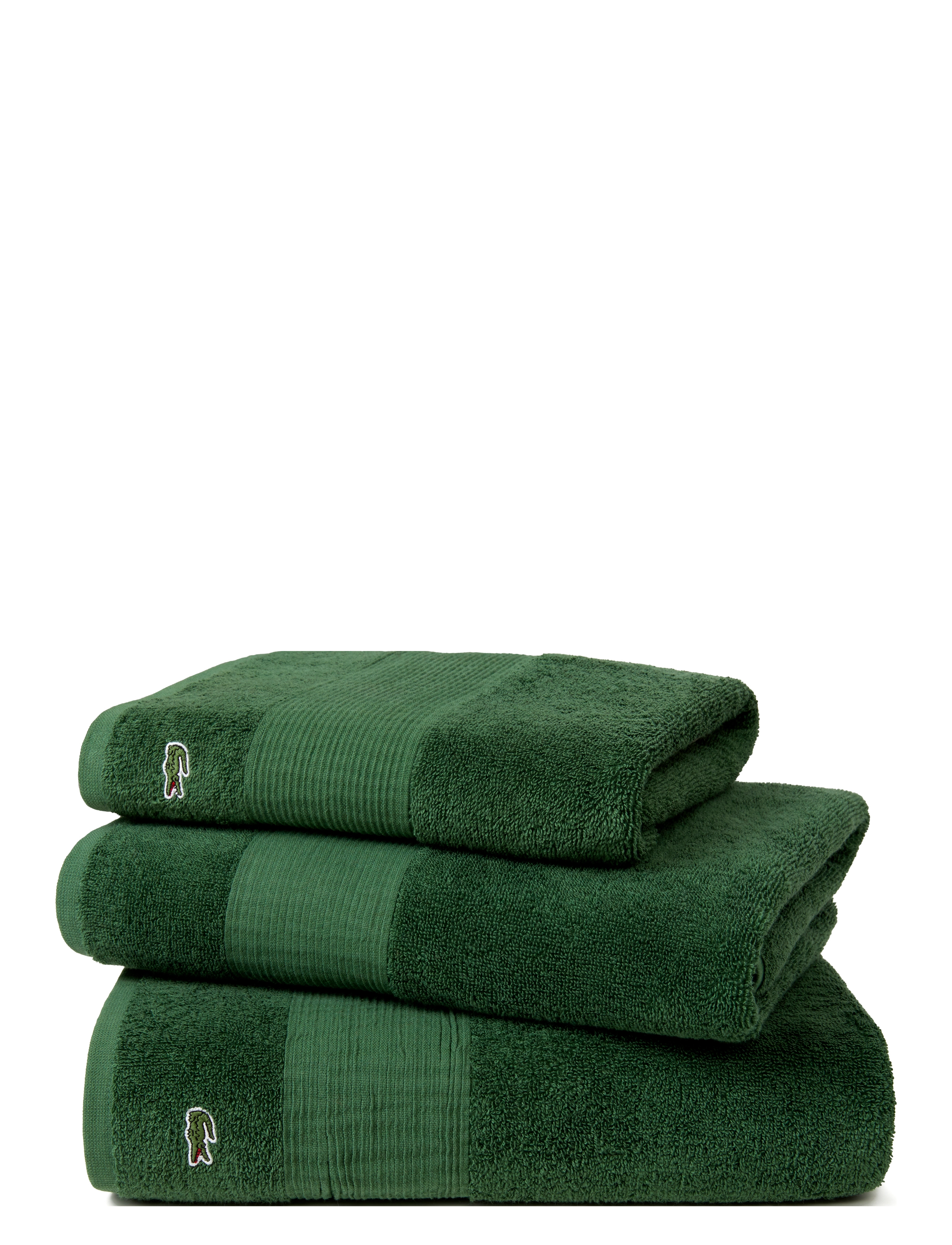 Lacoste Home LLECROCO Bath towel - Vannituba - VERT / green