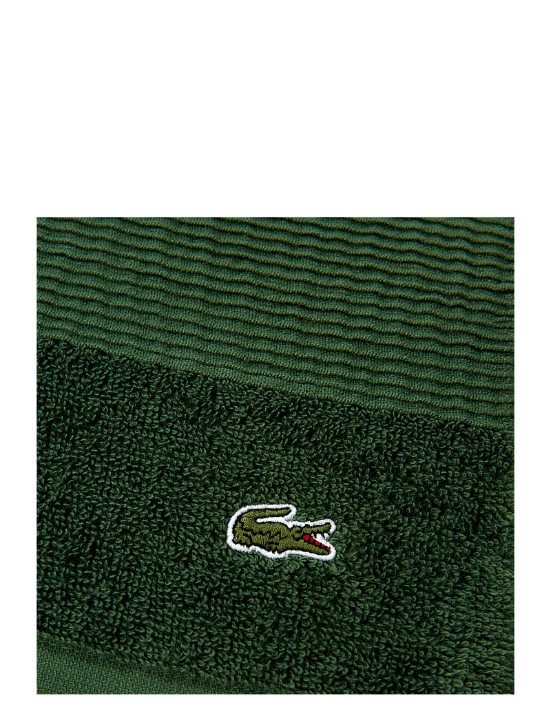 Lacoste Home - LLECROCO Bath towel - badlakan - vert - 3