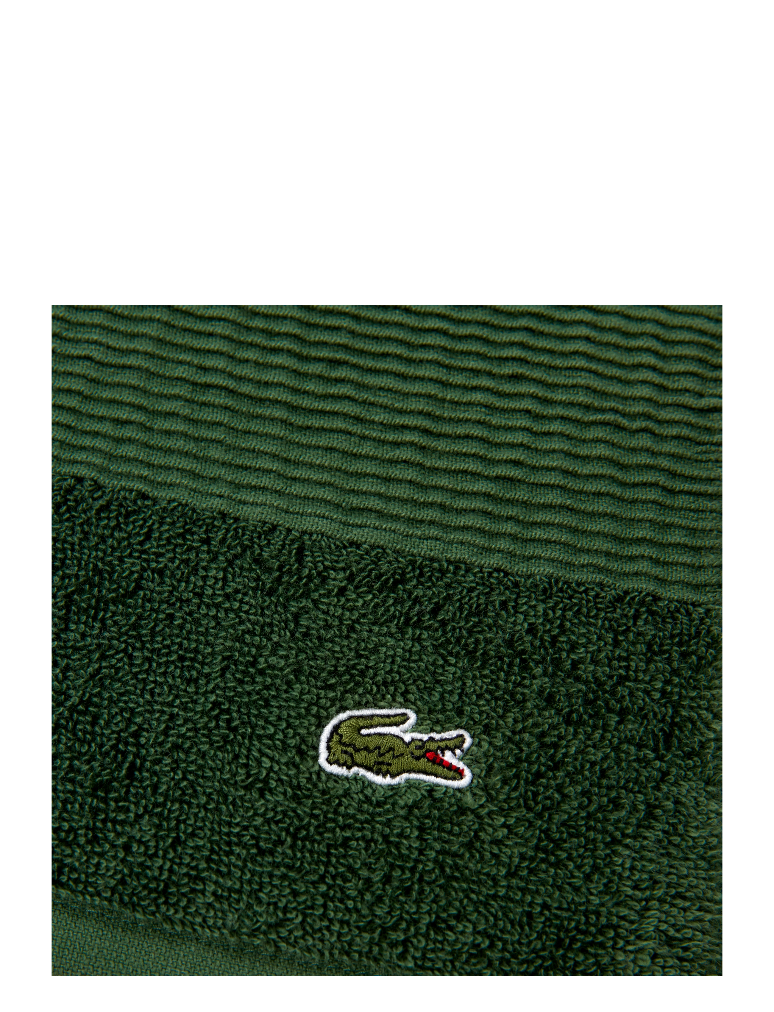 Lacoste Home - LLECROCO Bath towel - saunalinad - vert - 5