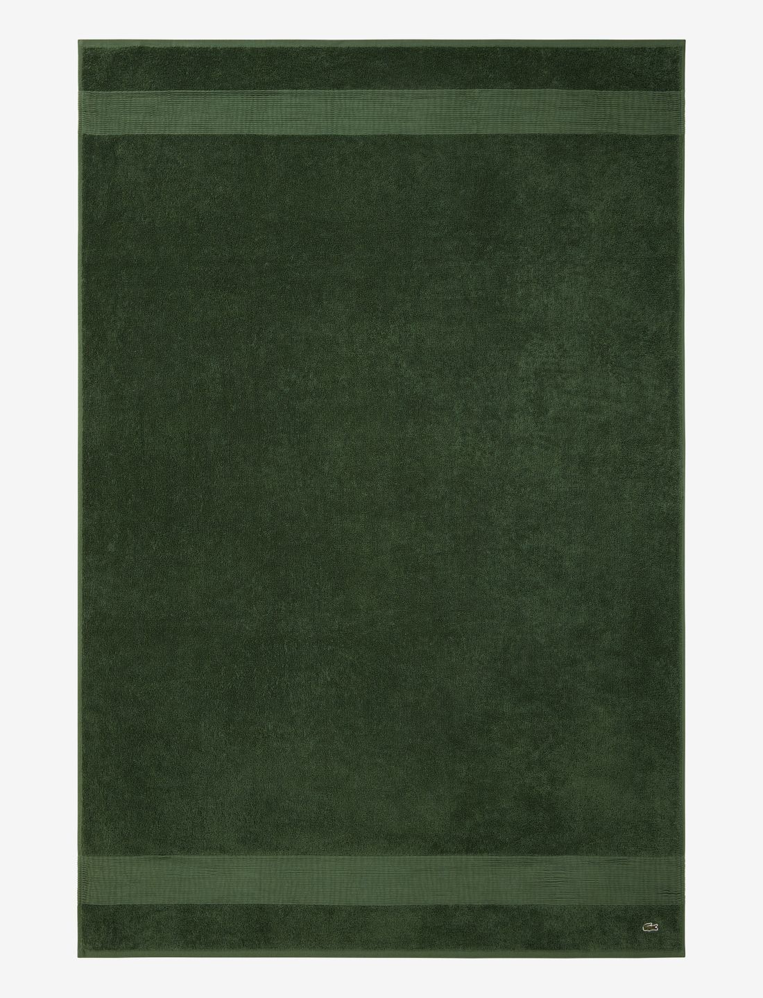 Lacoste Home - LLECROCO Bath sheet - badetücher - vert - 0