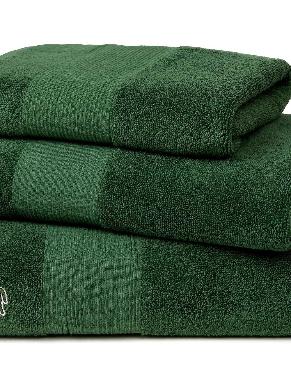 Lacoste Home - LLECROCO Bath sheet - badehåndklæder - vert - 3