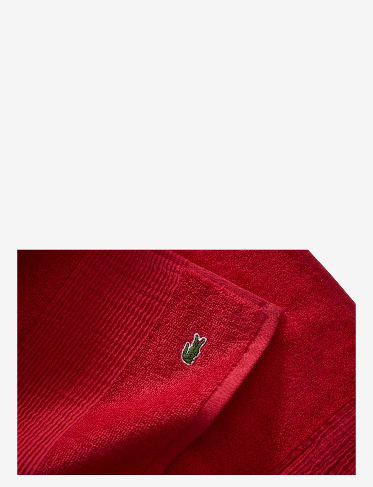 Lacoste Home - LLECROCO Bath mat - rouge - 1