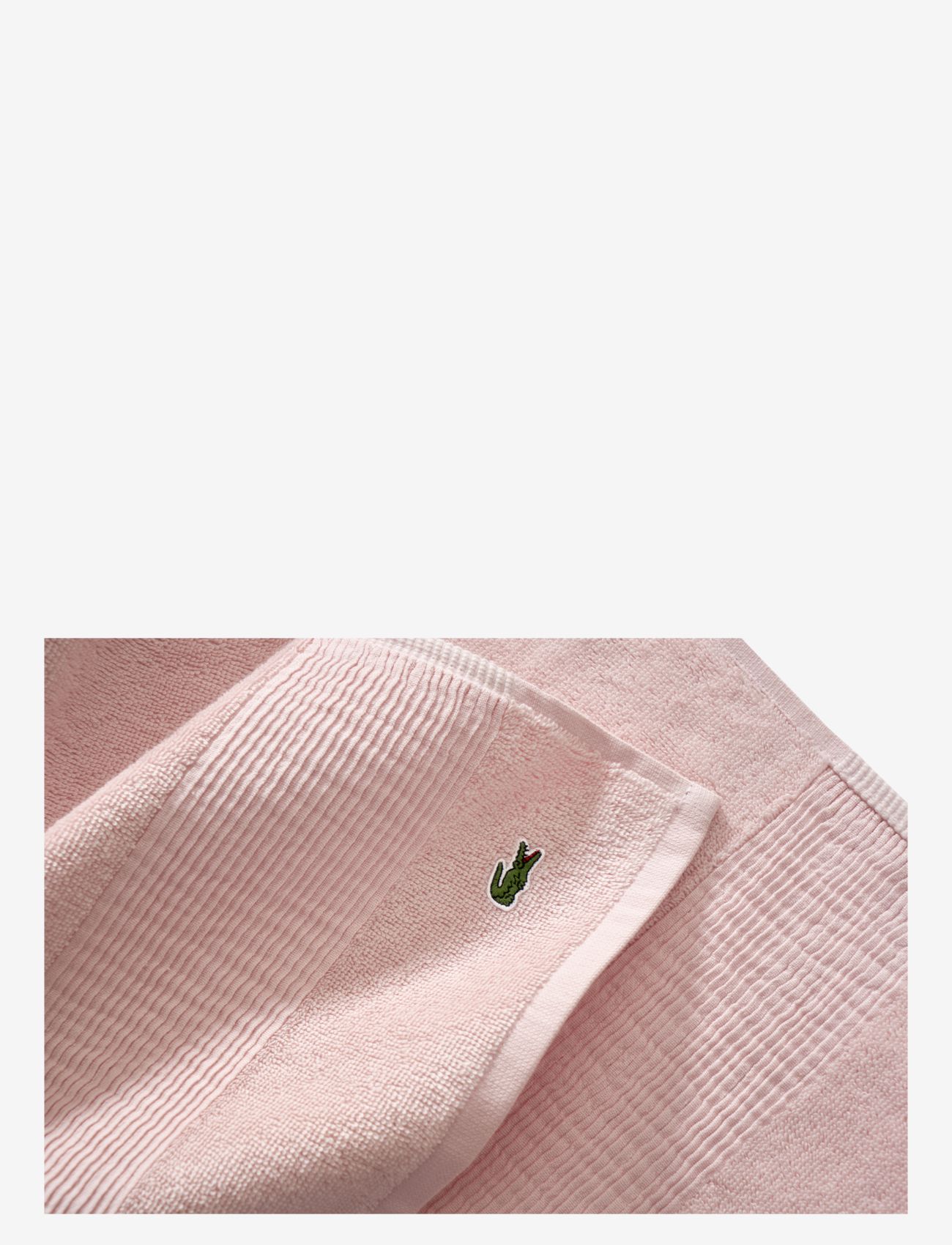 Lacoste Home - LLECROCO Guest towel - gästehandtücher - rosepal - 1