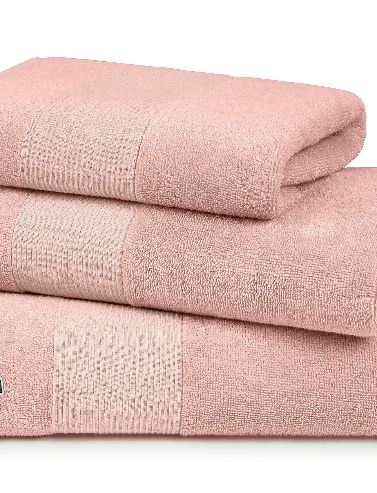 Lacoste Home Llecroco Handtowel, 50X100 cm, Towels & Bath Towels, Rosa - Hand Homeware