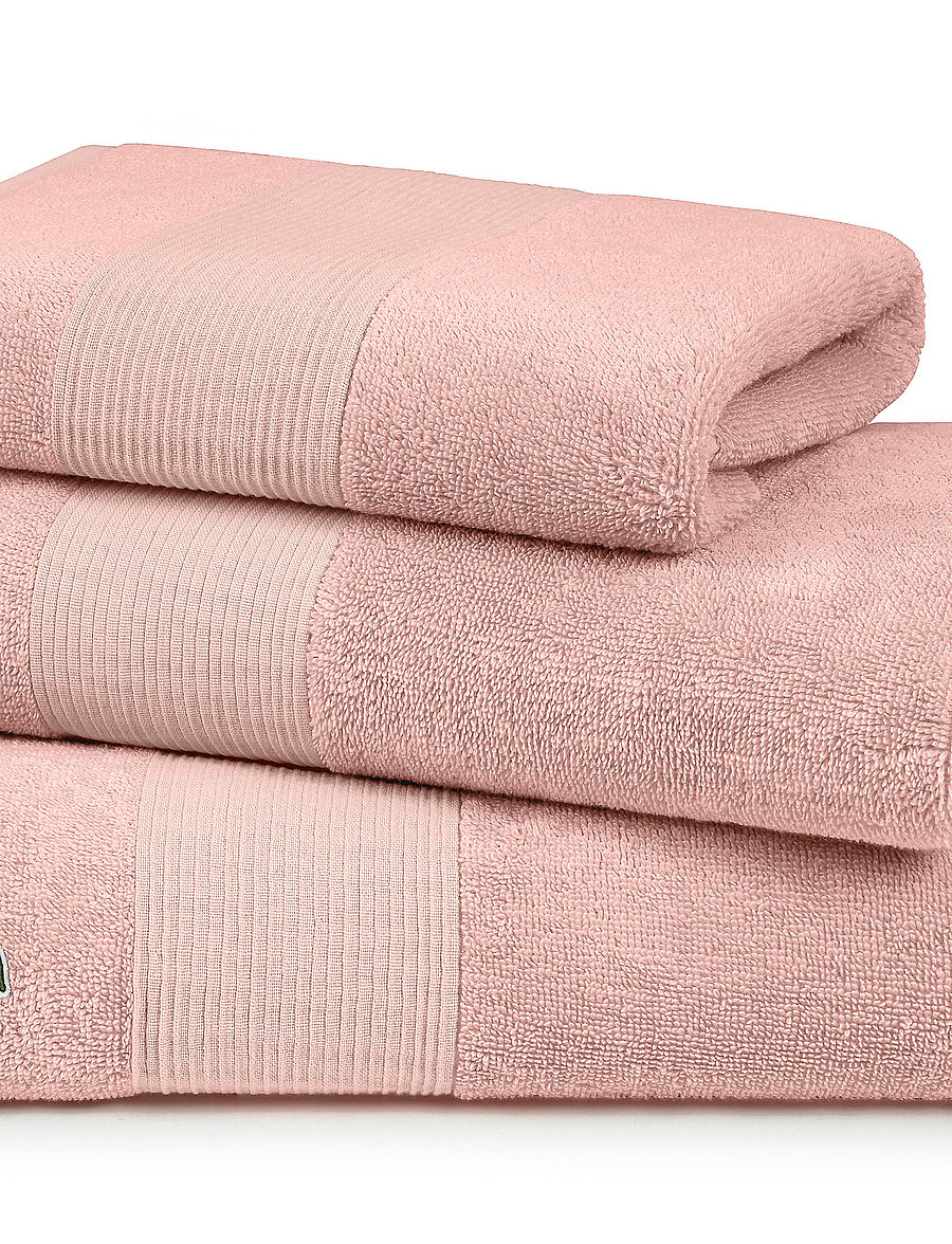 Lacoste Home - LLECROCO Bath towel - nach preis einkaufen - rosepal - 0