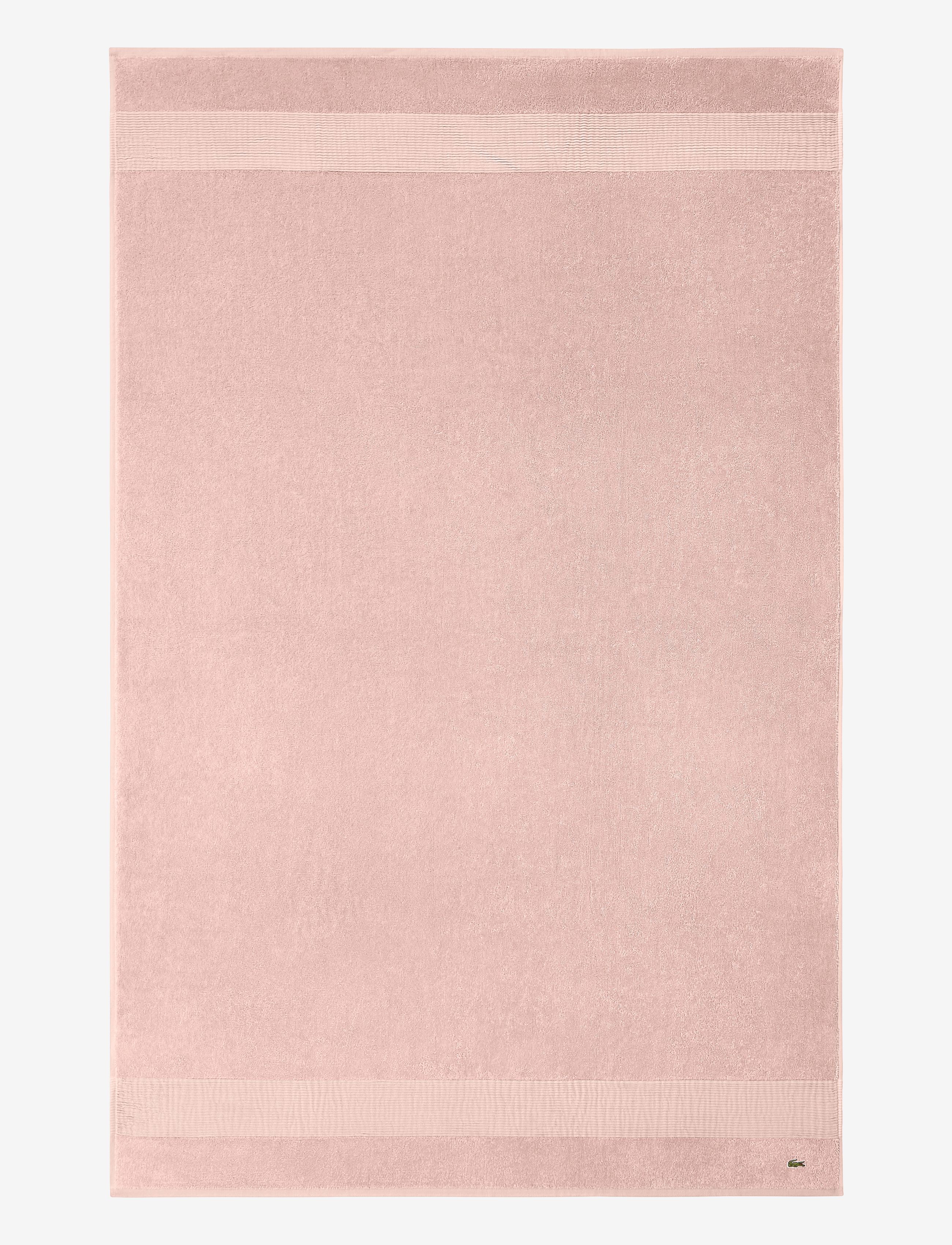 Lacoste Home LLECROCO Bath sheet - Textiles - ROSEPAL / pink/rose