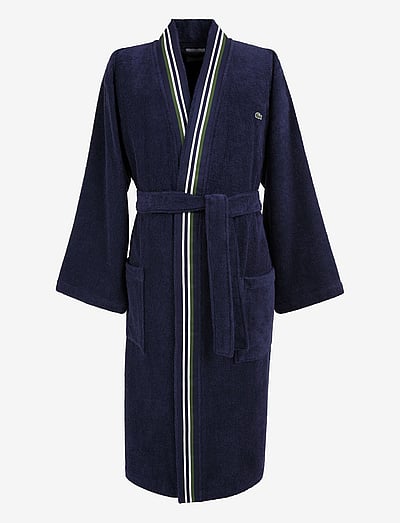Lacoste Home LCLUB Bath robe - Tekstiilid - MARINE / blue